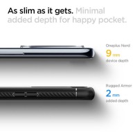Калъф SPIGEN RUGGED ARMOR за ONEPLUS NORD, MATTE BLACK