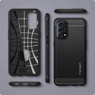 Калъф SPIGEN RUGGED ARMOR за OPPO RENO 5 5G/FIND X3 LITE, MATTE BLACK