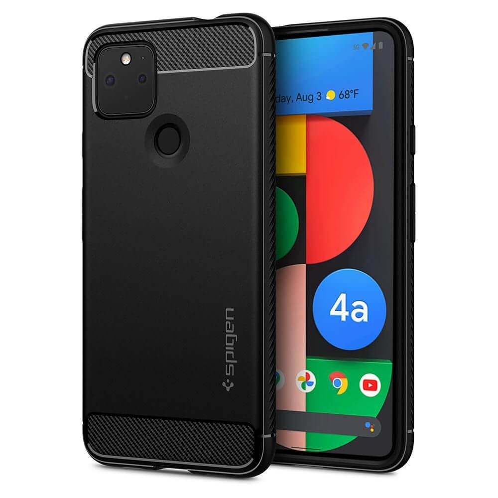 Калъф SPIGEN RUGGED ARMOR за GOOGLE PIXEL 4A 5G, MATTE BLACK