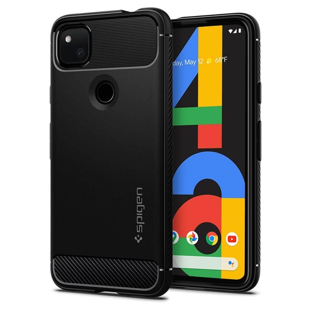 Калъф SPIGEN RUGGED ARMOR за GOOGLE PIXEL 4A, MATTE BLACK