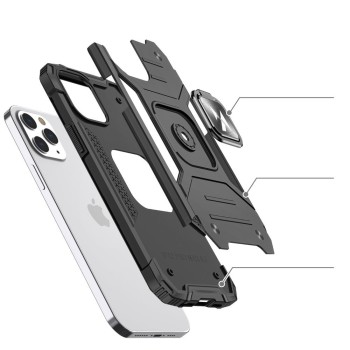 Калъф Wozinsky Ring Armor за iPhone 12 Pro Max black