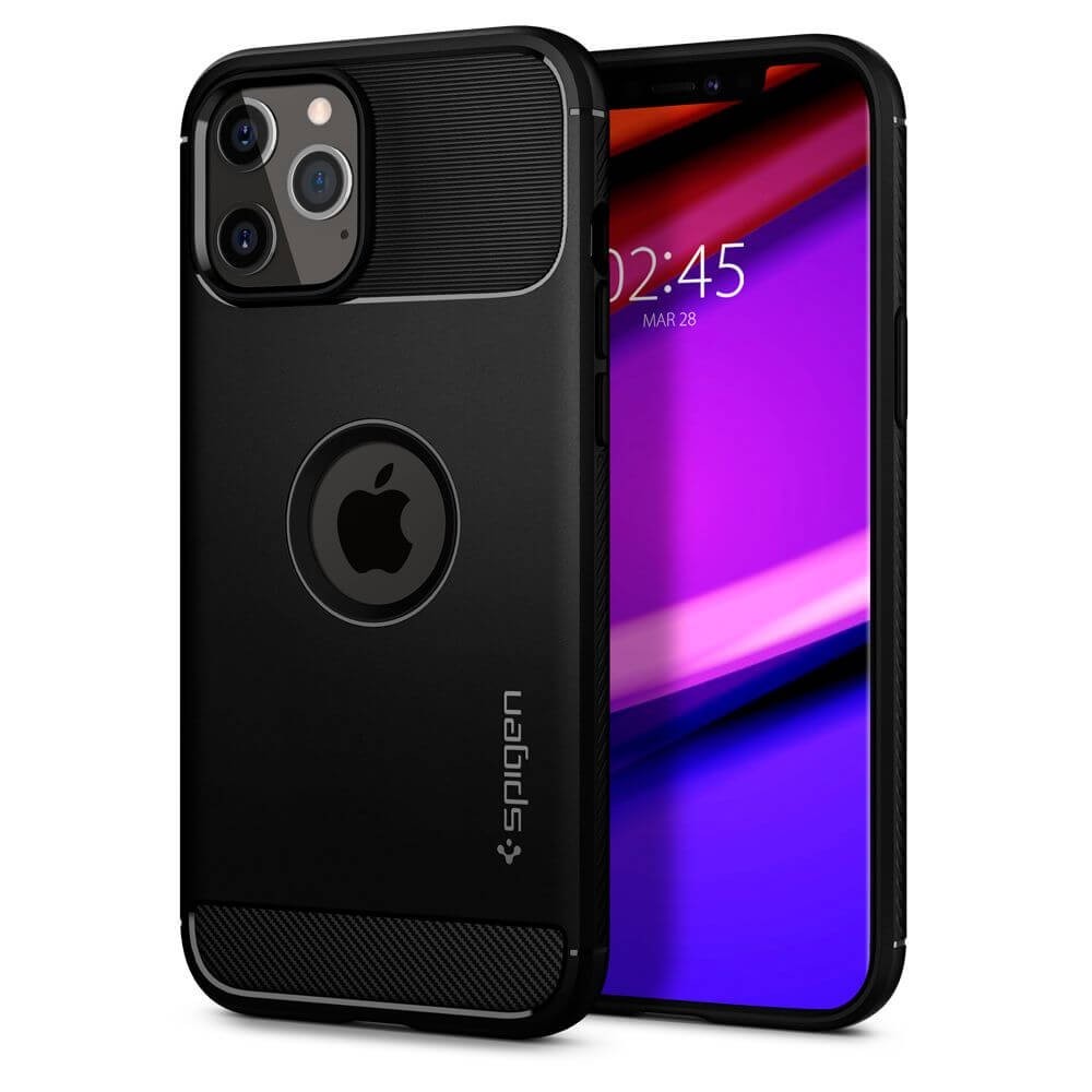 Калъф SPIGEN RUGGED ARMOR за IPHONE 12/12 PRO, MATTE BLACK