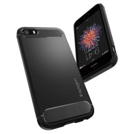 Калъф Spigen Rugged Armor за iPhone 5s / SE, Black