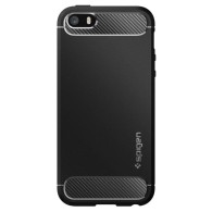 Калъф Spigen Rugged Armor за iPhone 5s / SE, Black