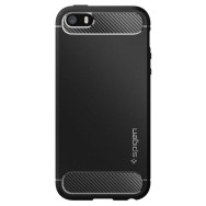 Калъф Spigen Rugged Armor за iPhone 5s / SE, Black