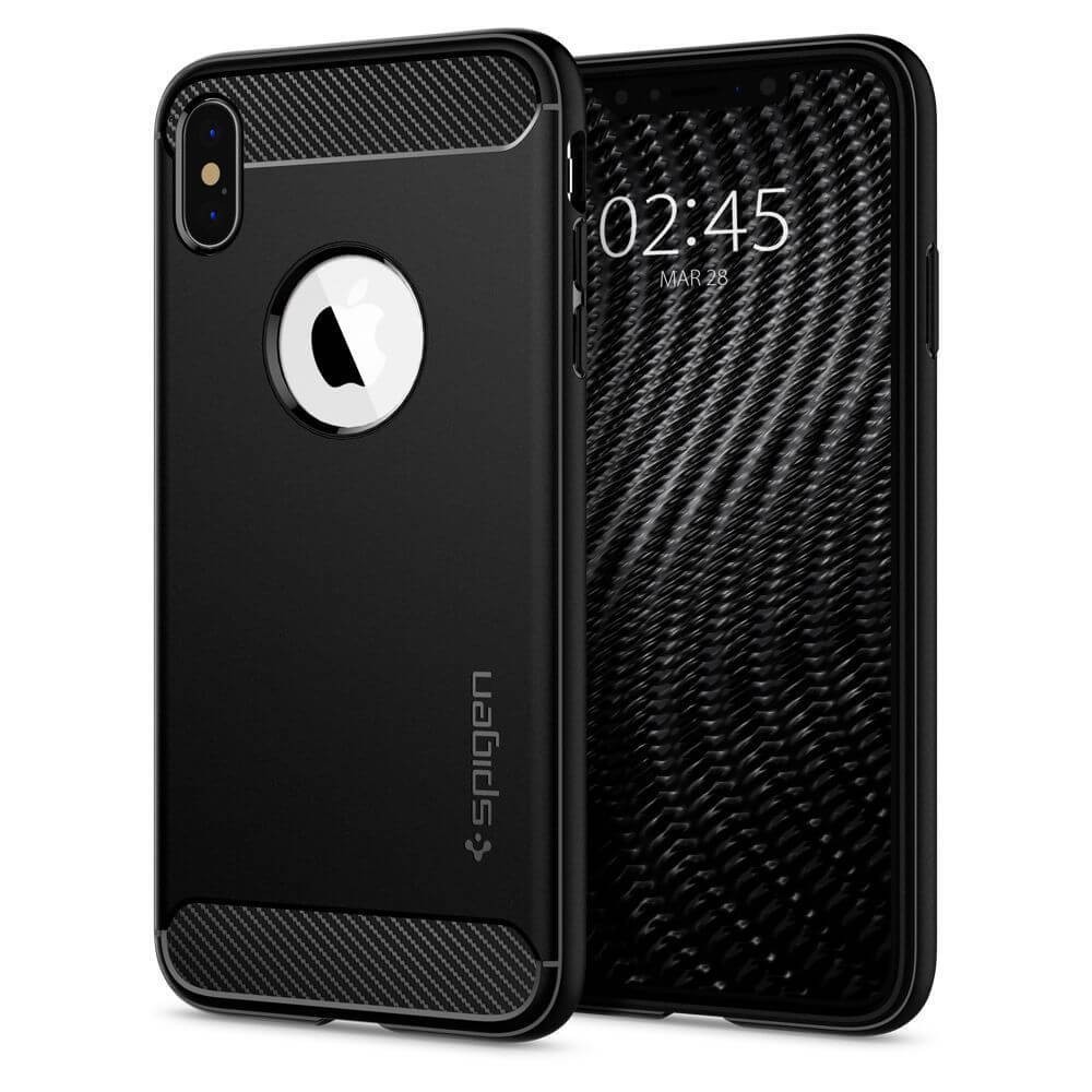 Калъф SPIGEN RUGGED ARMOR за IPHONE X/XS, MATTE BLACK