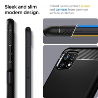 Калъф Spigen Rugged Armor за Samsung Galaxy A22 5G Matte Black