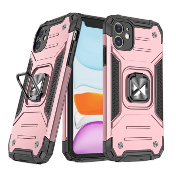Калъф Wozinsky Ring Armor за iPhone 11 pink
