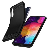 Калъф Spigen Rugged Armor за Samsung Galaxy A50 /A30s, Matte Black