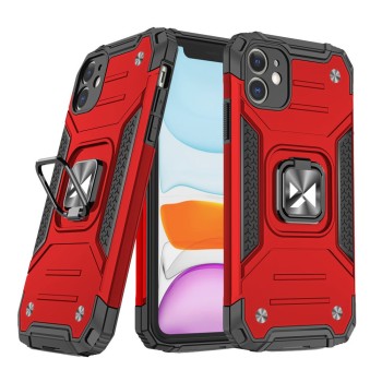 Калъф Wozinsky Ring Armor за iPhone 11 red