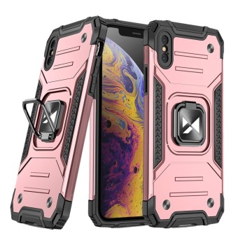 Калъф Wozinsky Ring Armor за iPhone XS / iPhone X pink