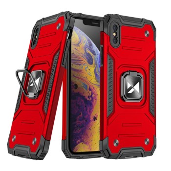 Калъф Wozinsky Ring Armor за iPhone XS / iPhone X red