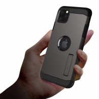 Spigen Tough Armor хибриден кейс с най-висока степен на защита Tech за iPhone 11 Pro Max, Gunmetal