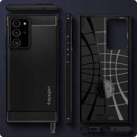Калъф SPIGEN RUGGED ARMOR за SAMSUNG GALAXY NOTE 20 ULTRA, MATTE BLACK