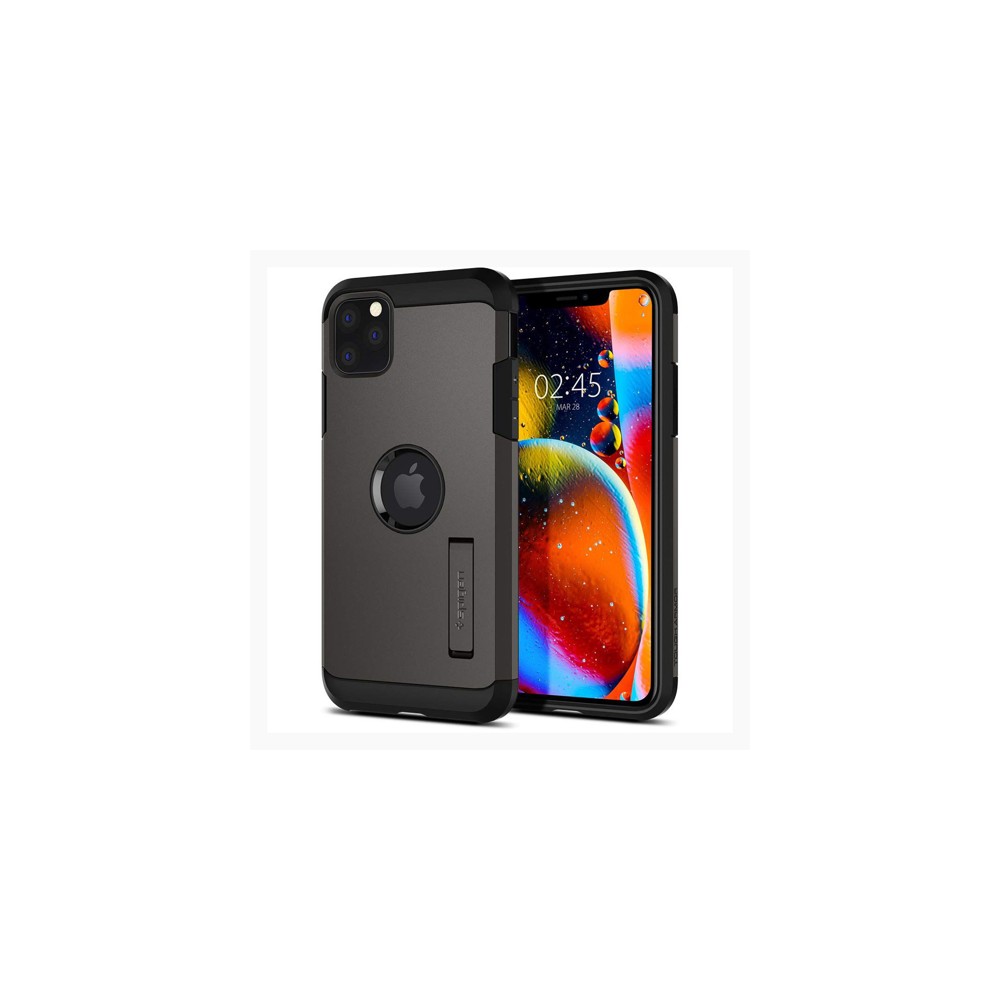 Spigen Tough Armor хибриден кейс с най-висока степен на защита Tech за iPhone 11 Pro Max, Gunmetal