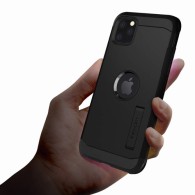 Spigen Tough Armor хибриден кейс с най-висока степен на защита Tech за iPhone 11 Pro Max, Black