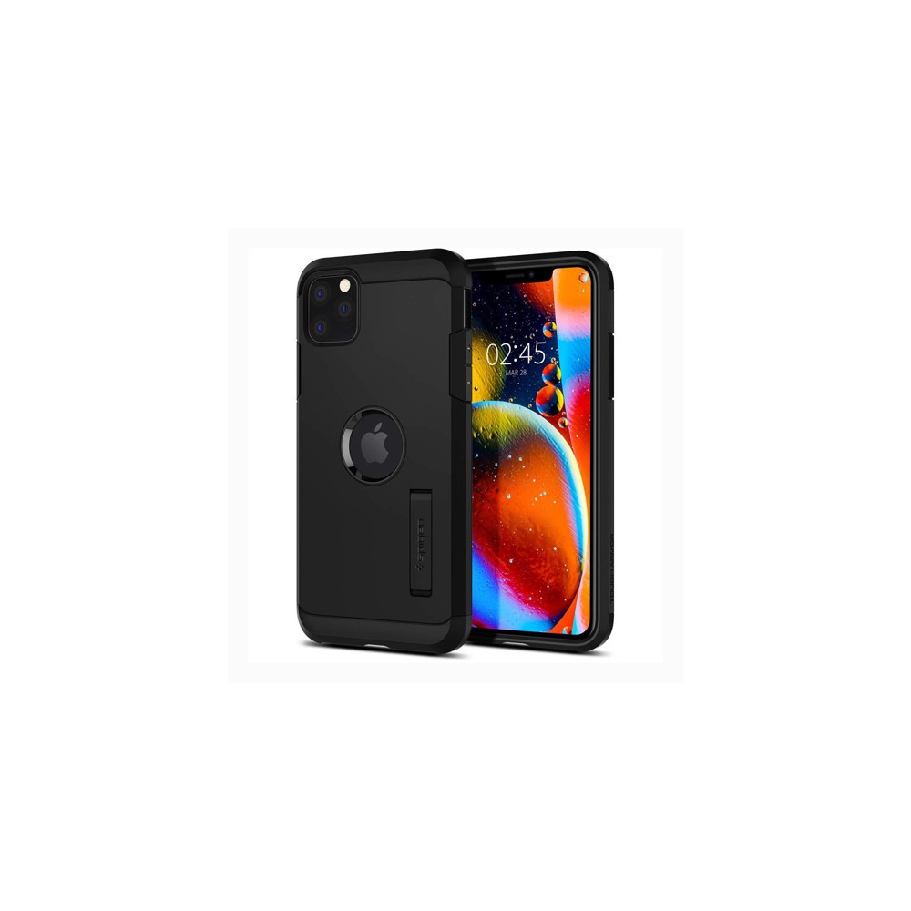 Spigen Tough Armor хибриден кейс с най-висока степен на защита Tech за iPhone 11 Pro Max, Black