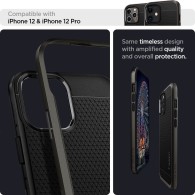 Калъф SPIGEN NEO HYBRID за IPHONE 12/12 PRO, GUNMETAL