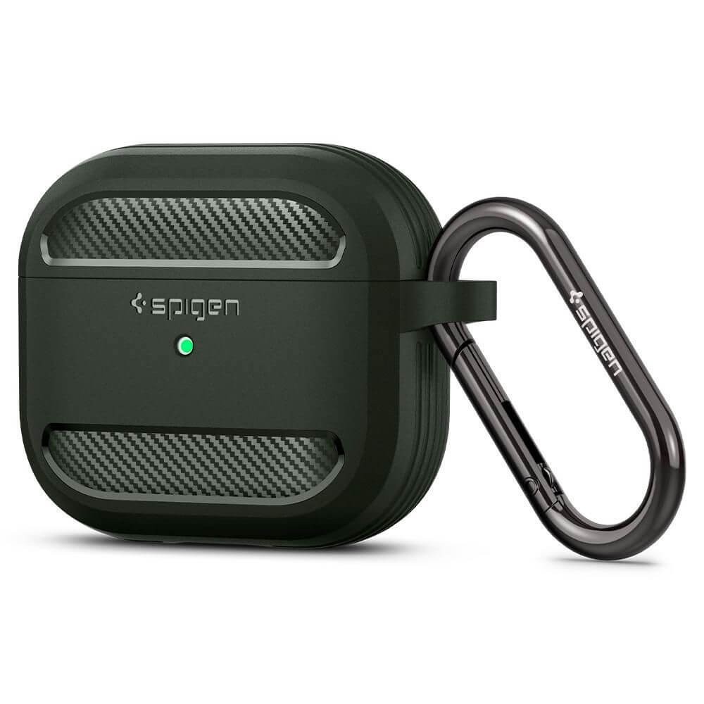 Калъф SPIGEN RUGGED ARMOR за APPLE AIRPODS 3, MILITARY GREEN