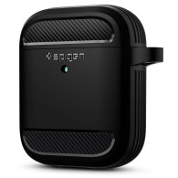 Калъф SPIGEN RUGGED ARMOR за APPLE AIRPODS, MATTE BLACK