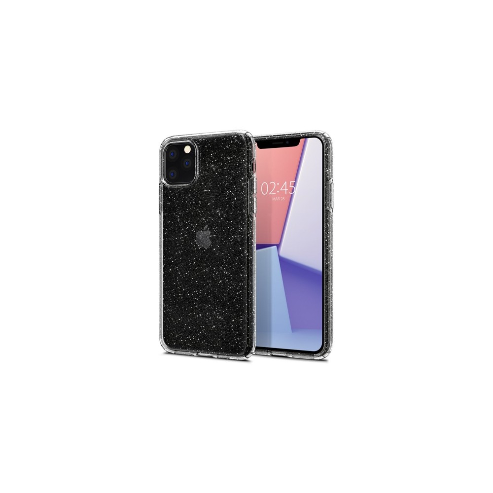 Spigen Liquid Crystal тънък силиконов (TPU) калъф за iPhone 11 Pro Max, Glitter Crystal