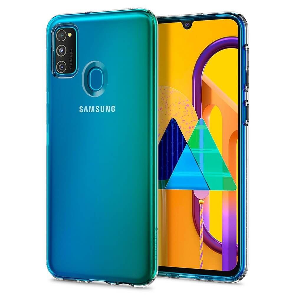 Калъф SPIGEN LIQUID CRYSTAL за SAMSUNG GALAXY M21, CRYSTAL CLEAR