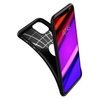 Spigen Rugged Armor удароустойчив силиконов (TPU) калъф за iPhone 11 Pro Max, Matte Black
