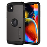 Spigen Tough Armor хибриден кейс с най-висока степен на защита Tech за iPhone 11, Gunmetal