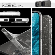 Калъф SPIGEN LIQUID CRYSTAL за IPHONE 12/12 PRO, GLITTER CRYSTAL