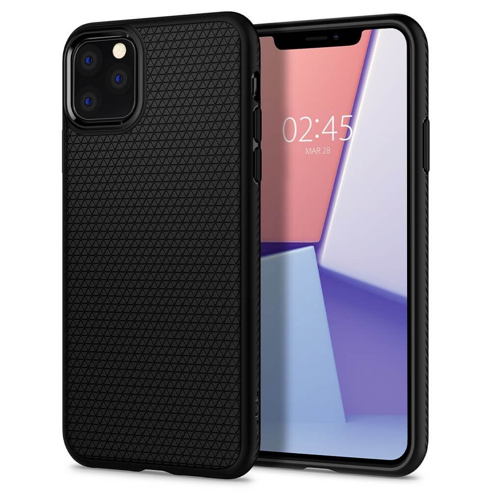 Калъф SPIGEN LIQUID AIR за IPHONE 11 PRO MAX, MATTE BLACK