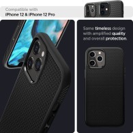 Калъф SPIGEN LIQUID AIR за IPHONE 12/12 PRO, MATTE BLACK