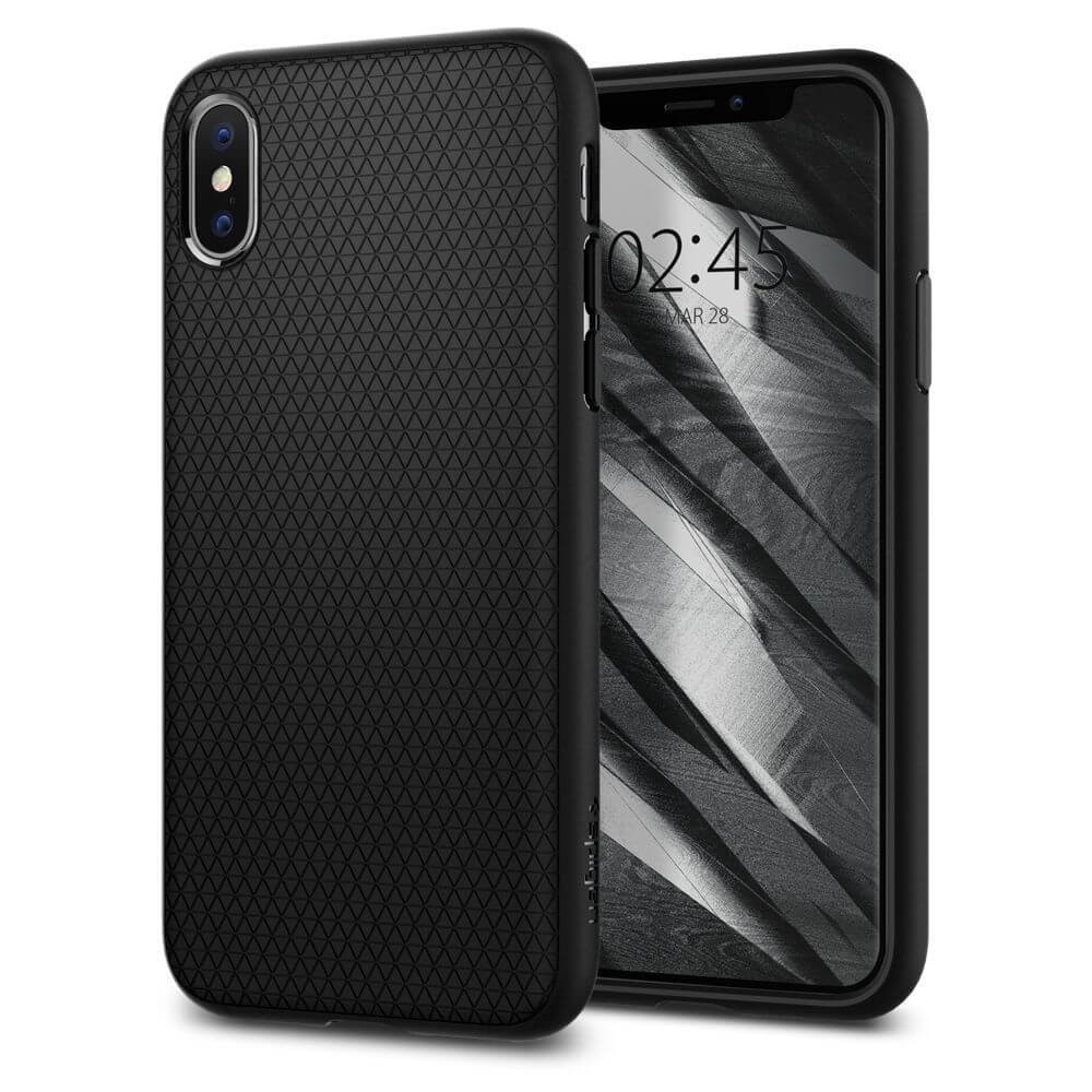 Калъф SPIGEN LIQUID AIR за IPHONE X/XS, MATTE BLACK