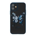 Калъф Kingxbar Butterfly Series  original Swarovski crystals iPhone 12 mini blue