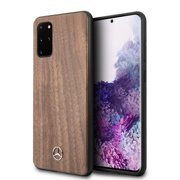 Калъф Mercedes MEHCS67VWOLB за Samsung S20+ Wood Line Walnut