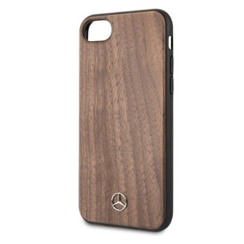 Калъф Mercedes MEHCI8VWOLB iPhone 7/8/SE 2020 Wood Line Walnut