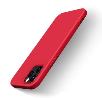 fixGuard Silicone Fit за iPhone 12 Pro / iPhone 12 red