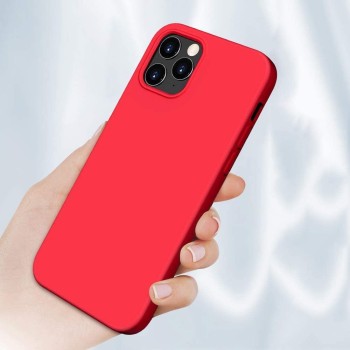 fixGuard Silicone Fit за iPhone 12 mini red