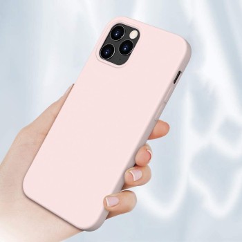 fixGuard Silicone Fit за iPhone 12 mini pink