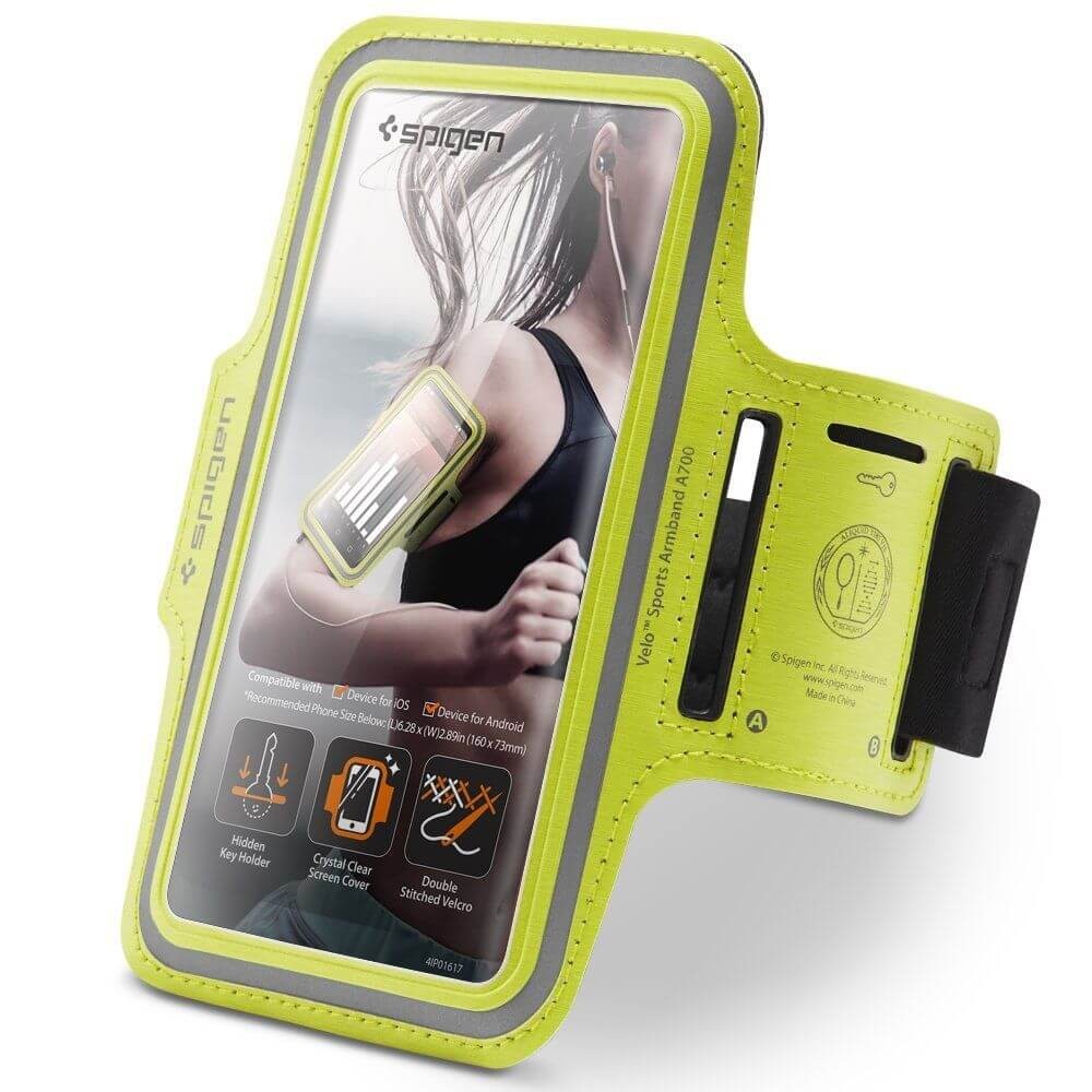 Калъф Spigen A700 Sport Armband До 6.9", Универсален, Neon