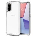 Spigen Ultra Hybrid хибриден кейс с най-висока степен на защита за Samsung Galaxy S20, Crystal Clear