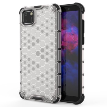 Калъф fixGuard Honeycomb Case armor cover with TPU Bumper for Huawei Y5p transparent