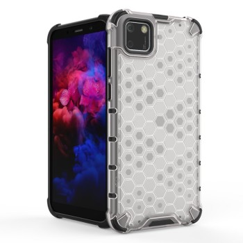 Калъф fixGuard Honeycomb Case armor cover with TPU Bumper for Huawei Y5p green