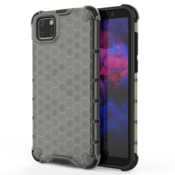 Калъф fixGuard Honeycomb Case armor cover with TPU Bumper for Huawei Y5p black