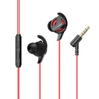 Слушалки Baseus Gamo H15 In-Ear, 3.5mm жак, Червен