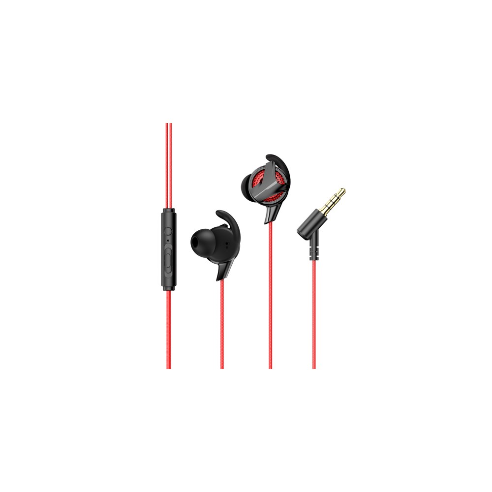 Слушалки Baseus Gamo H15 In-Ear, 3.5mm жак, Червен