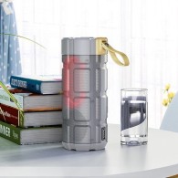 Преносима тонколона HOCO Sport HC7, Led, Bluetooth, Gray