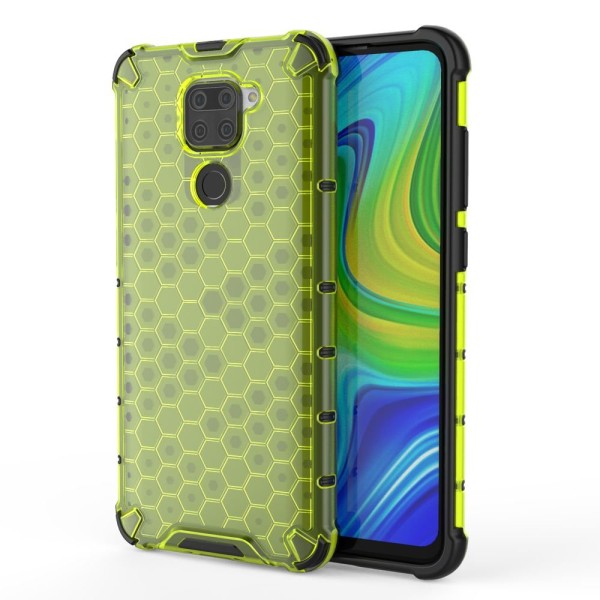 Калъф fixGuard Honeycomb Case armor cover with TPU Bumper for Xiaomi Redmi 10X 4G / Xiaomi Redmi Note 9 green