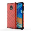 Калъф fixGuard Honeycomb Case armor cover with TPU Bumper for Xiaomi Redmi Note 9 Pro / Redmi Note 9S red