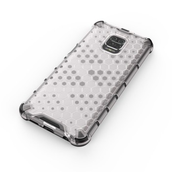 Калъф fixGuard Honeycomb Case armor cover with TPU Bumper for Xiaomi Redmi Note 9 Pro / Redmi Note 9S transparent