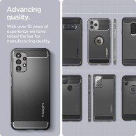 Калъф Spigen Rugged Armor за Samsung Galaxy  A13 4G / LTE, Matte Black